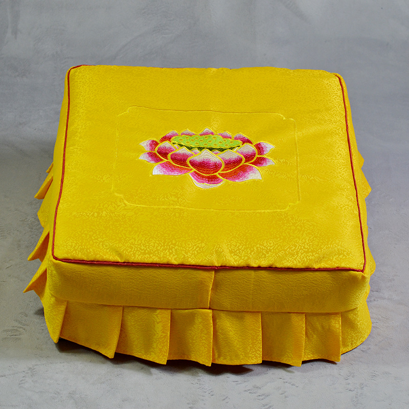Worship Pad Set Worship Stool Set Temple Buddha Hall Worship Stool Set Futon Pad Set