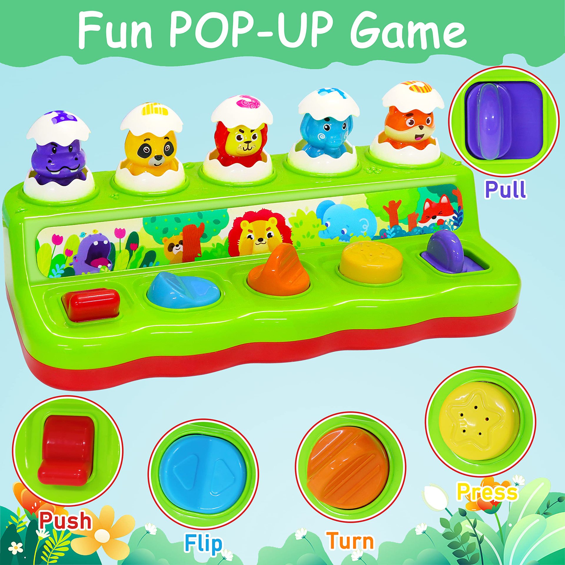 Cross-border E-commerce Infant Whack-a-mole Toy Baby Educational Percussion Music Amazon Popular Machine Box Wholesale