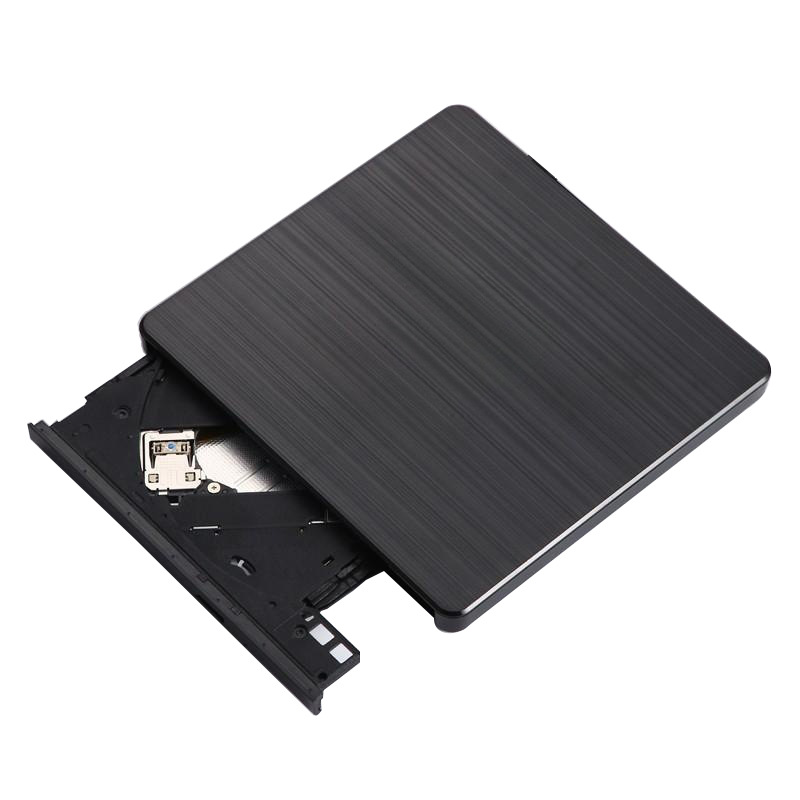 Brushed square external optical drive player External reading recorder computer notebook all-in-one machine Universal