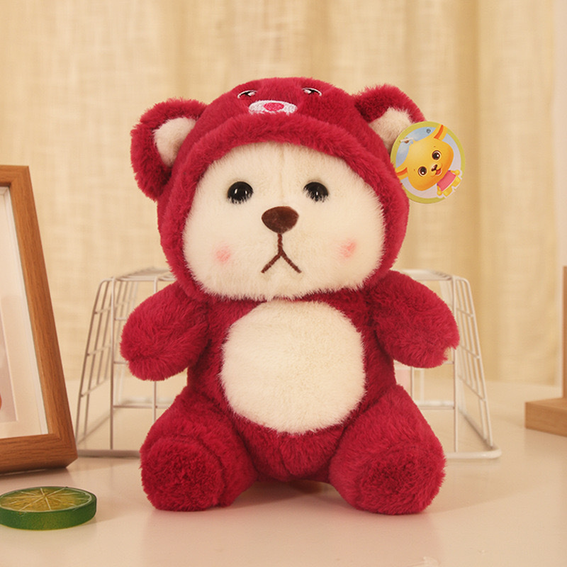 Cute Transformation Bear 8 Inch Plush Doll Stiffy Capybara Beaver Pikachu Culomi 8 Inch Doll Toy