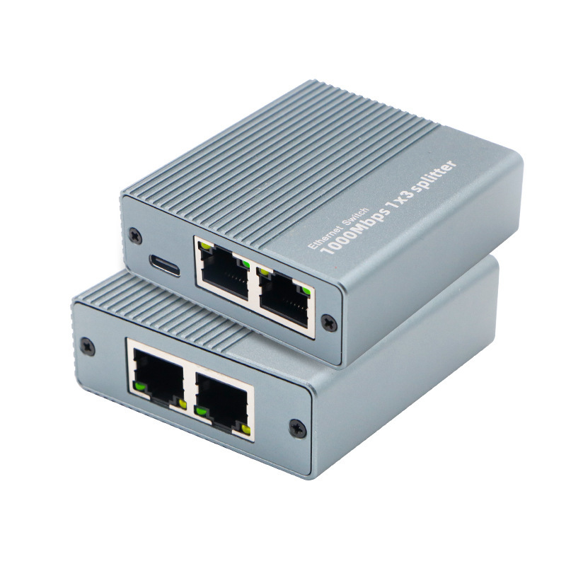 Factory Private Model Network Splitter One to Two Thousand Gigabit Network Splitter Broadband Routing Switch One to Two