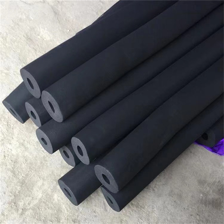 Manufacturers supply pipe rubber insulation pipe b1 grade foil sound insulation flame retardant air conditioning rubber pipe sponge foam pipe