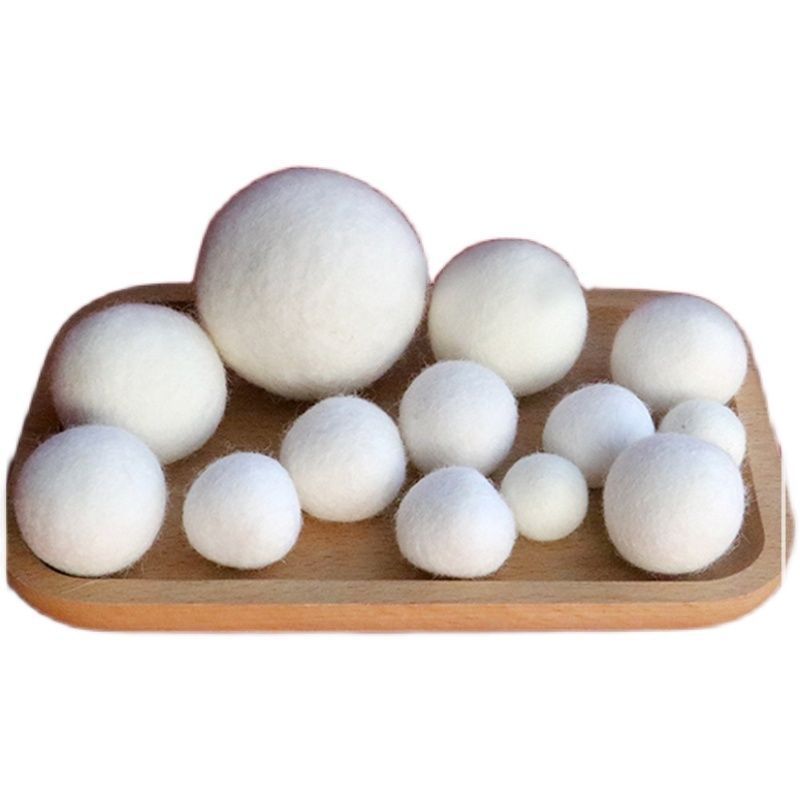 Wool Felt Poke Basic Base Ball Filled with Solid Ball Round Ball Drying Ball Core DIY Animal Material Tool