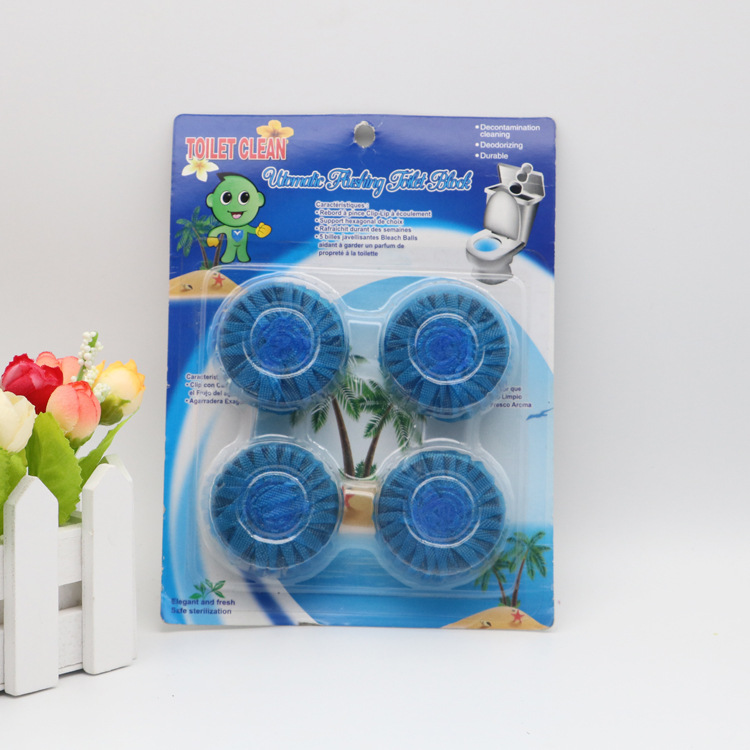 Blue bubble toilet cleaner natural fragrance toilet ball toilet cleaner wholesale