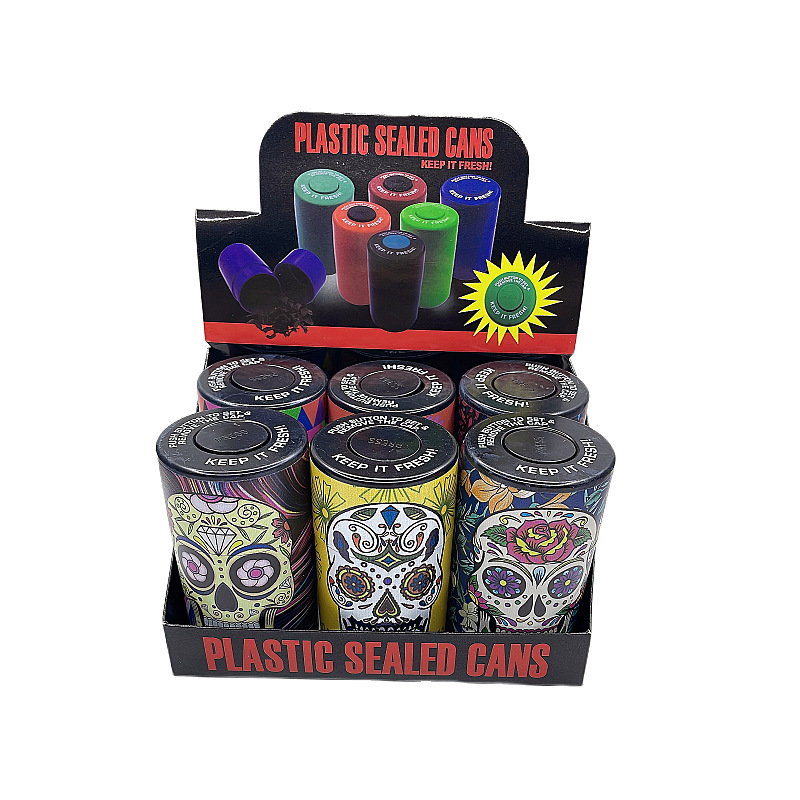 New Vacuum Tobacco Cans Tobacco Storage Box Moisture-proof Storage Jar Sealed Jar Plastic Tobacco Box Household Storage Box