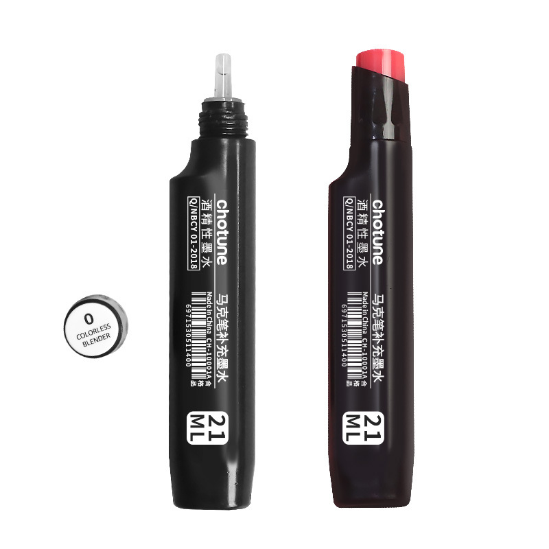 chotune Mark pen supplement liquid 168 color color alcohol oily ink independent bottle factory direct sales