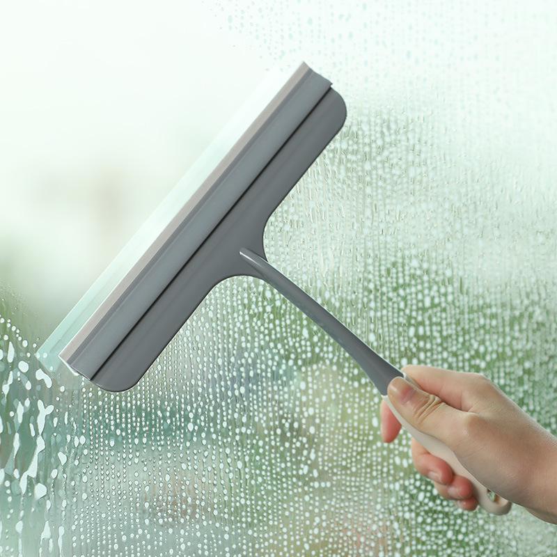 Silicone Non-Slip Glass Squeegee Cleaner Household Window Cleaning Tool Washing Car Tile Glass Scraper