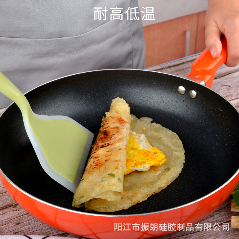 Silicone Jade Pot Shovel Silicone Pot Shovel 84g Thick Fried Egg Shovel Pizza Shovel Non-stick Silicone Cookware