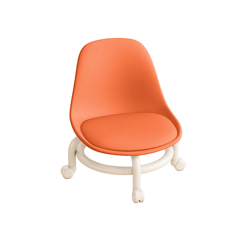 Small Stool with Wheels, Low Stool with Swivel Wheels, Toddler Stool for Home Use, Lazy Roller Skating Chair, Trendy Small Chair, Internet-Famous Bench