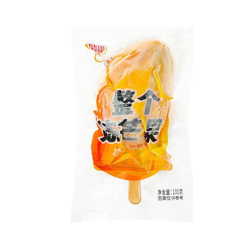Frozen Mango Ice Cream, Pure Pulp Ice Cream, Cold Drink, Whole Mango Pulp, Individually Packed Frozen Mango