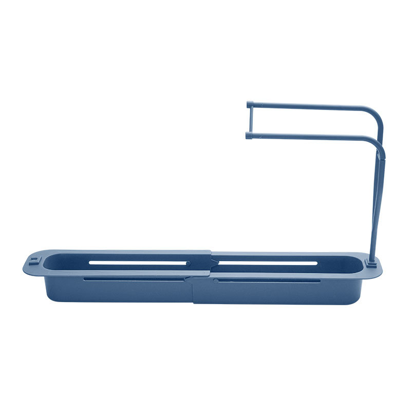 Simple Kitchen Sink Free Telescopic Draining Rack No Punch Storage Convenient Cloth Rack Hot Slag Rack