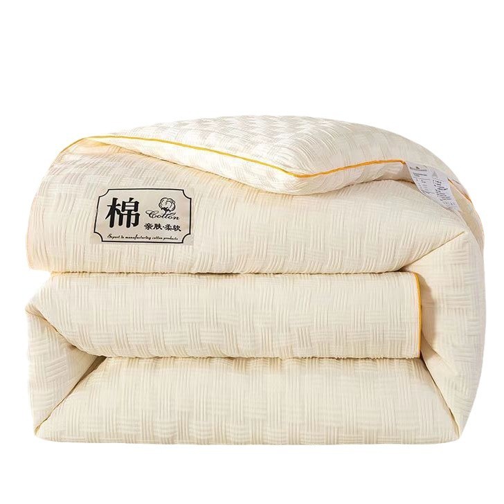 Factory direct soybean fiber quilt spring and autumn quilt thickened winter quilt gift box activity gift quilt student quilt wholesale