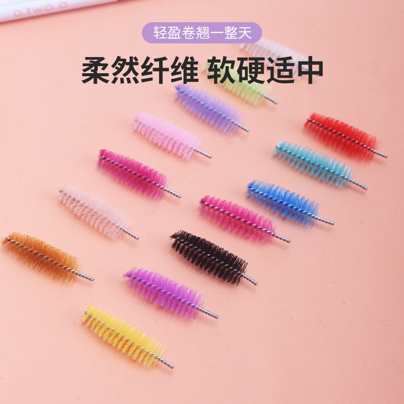 Tower-shaped eyelash brush head eyebrow brush head eyelash curler eyebrow brush head eyelash comb disposable eyelash brush makeup brush makeup