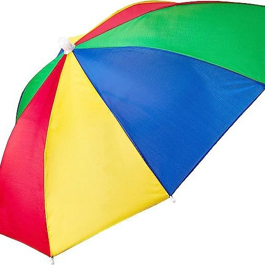 Fishing fish hat umbrella large Children adult hat head wearing umbrella cap men's and women's outdoor folding sun umbrella hat umbrella