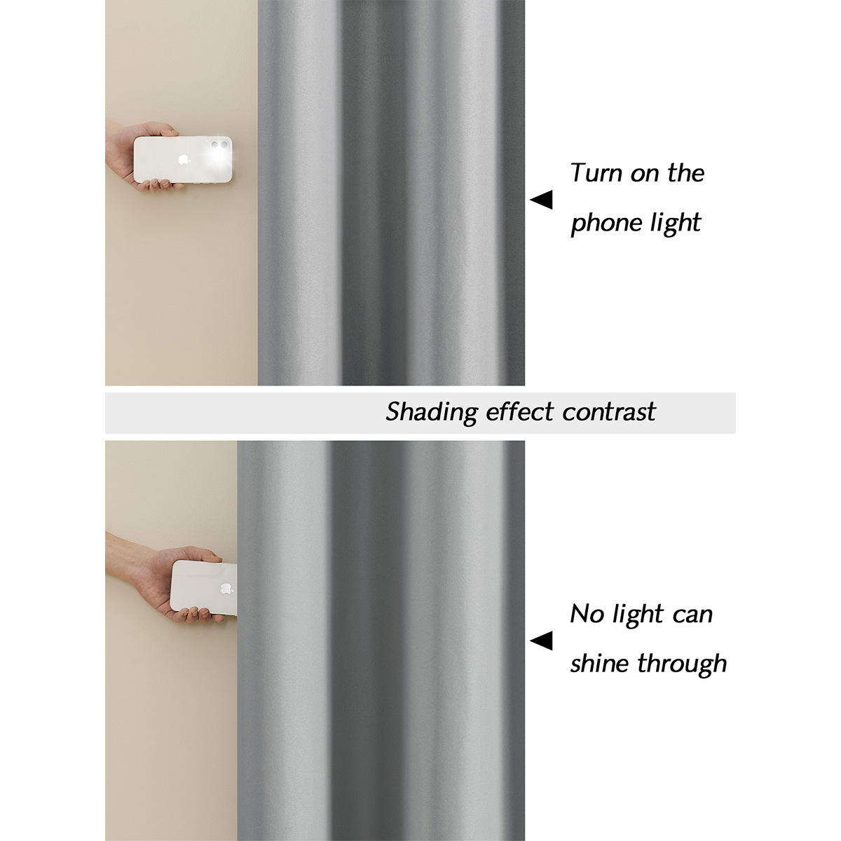 On behalf of the hair 100 shading curtains foreign trade Amazon Temu light thin film coating living room bedroom curtain finished wholesale