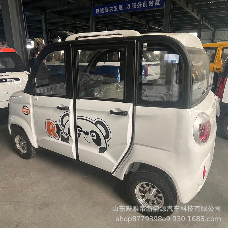 Новый четырехколесный электромобиль, малый домашний мини-автомобиль с четырьмя дверями, новый энергосберегающий малоскоростной автомобиль, автомобиль для женщин, автомобиль для пожилых людей