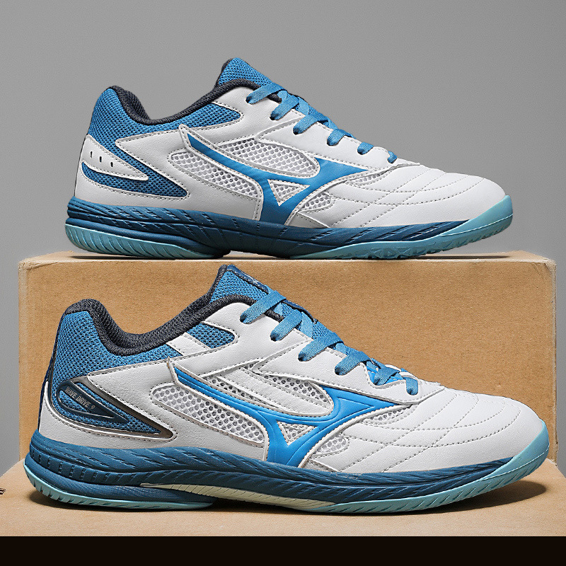 Meizin Table Tennis Shoes Men's Professional Training Lightweight Non-Slip Badminton Shoes Men's Casual Sports Shoes Football Shoes Trendy