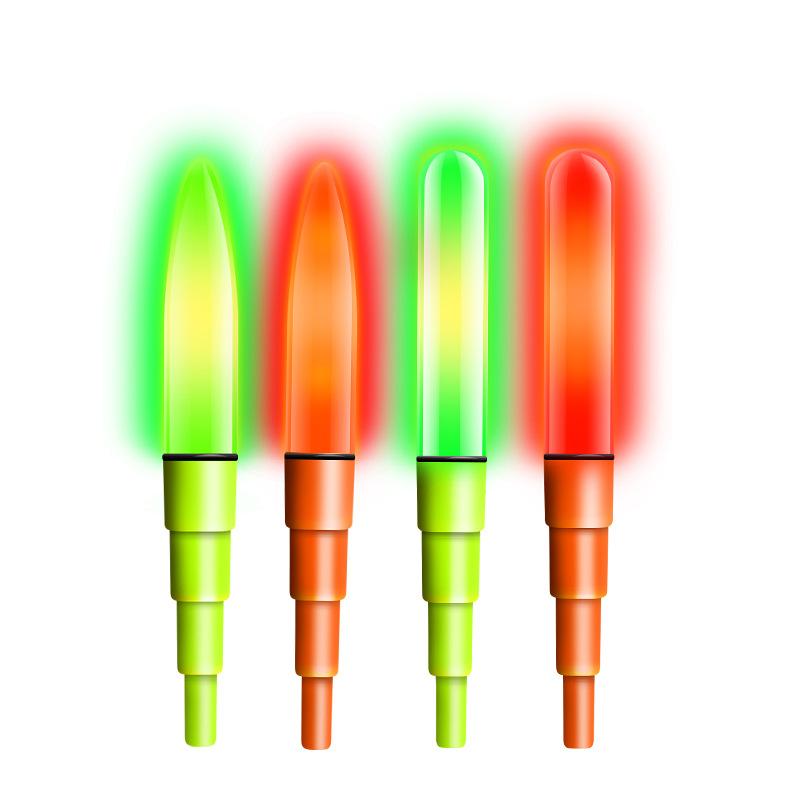 Electronic luminous stick fishing fluorescent stick luminous stick super bright luminous floating tail night fishing a Bo float Rod slightly light waterproof