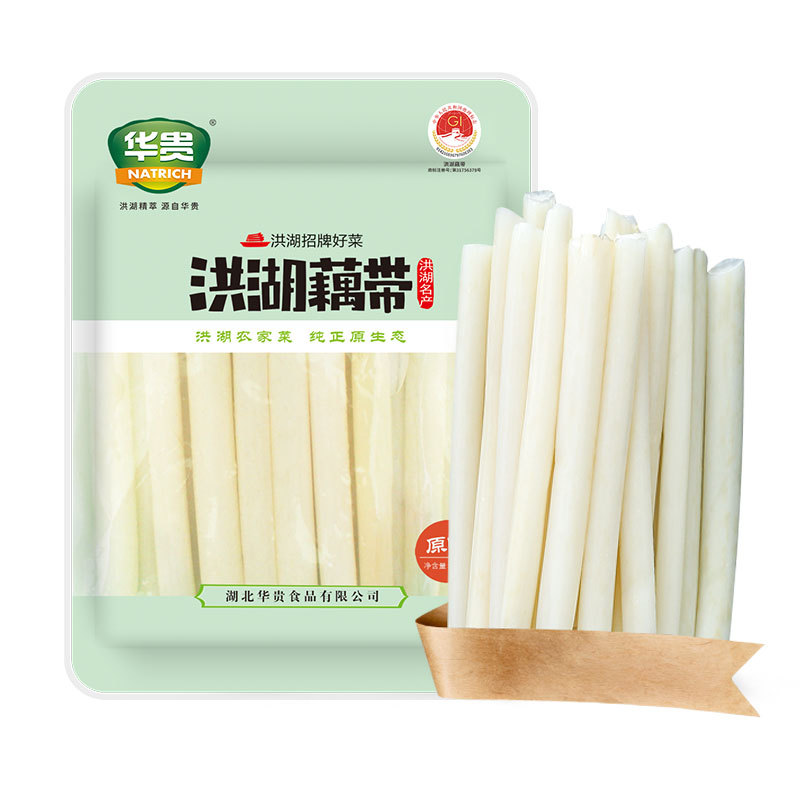 [Hua Guui] Honghu Original Lotus Root with 500g Honghu Lotus Root with Original Flavor, Fresh Lotus Root with Freshly Dug Lotus Root with Hubei