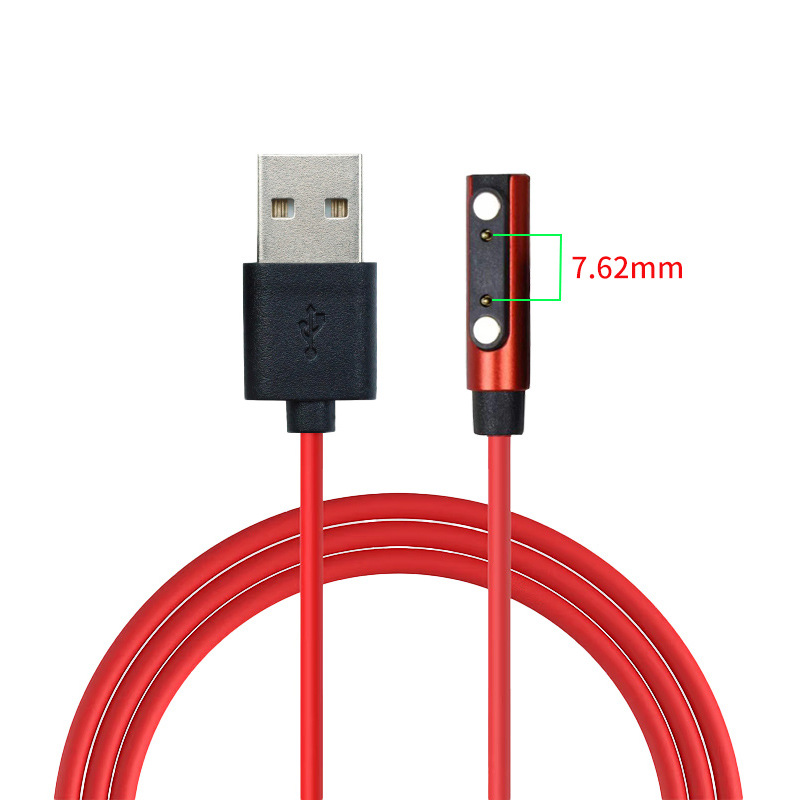 Suitable for Lenovo Kidsren's Phone Watch Charger Laiku Kidsren's Watch Bracelet Universal Magnetic Suction Wire 7.62mm