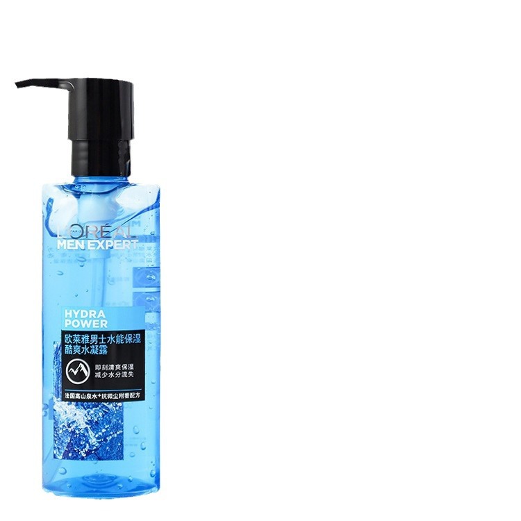L'Oreal Men's Water Moisturizing Cool Water Gel 120ml Toning and Hydrating Gel Moisturizing Lotion Refreshing Emulsion