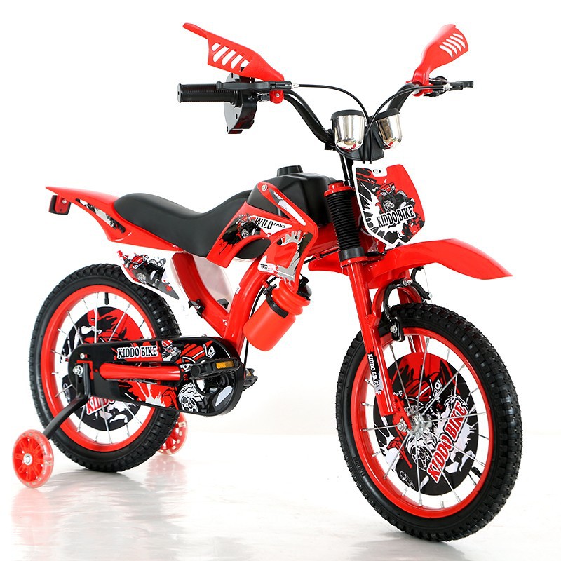 Foreign trade new motorcycle children's bicycle 12-16 inch boys and girls overall car easy, safe and stable
