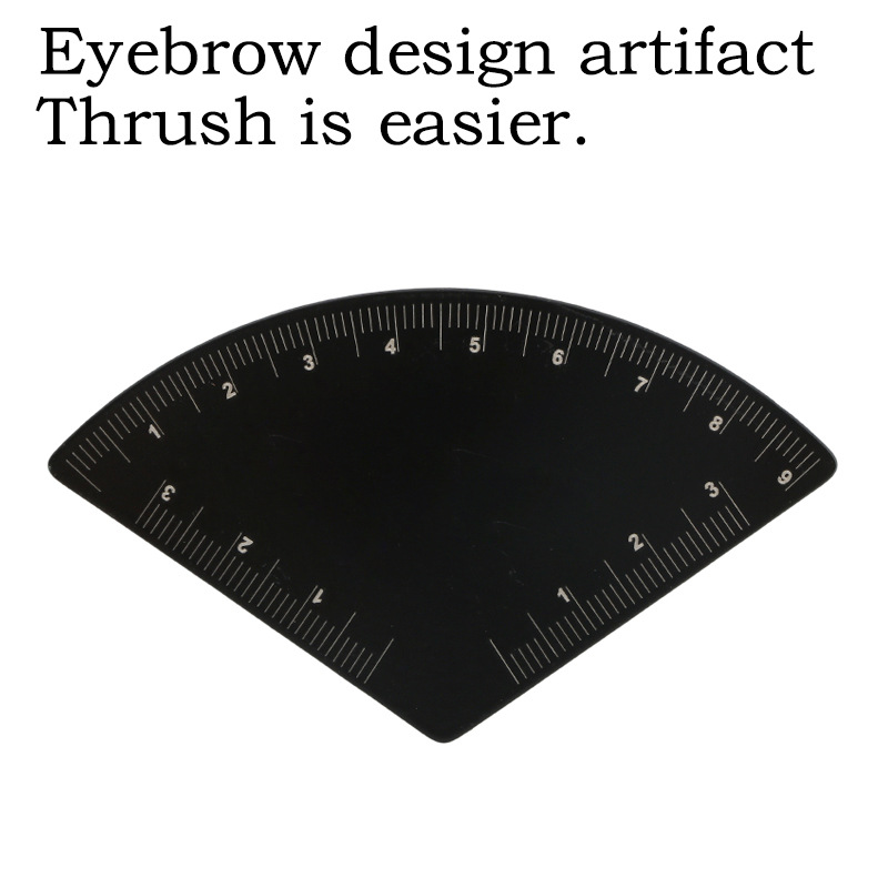 Инструмент для рисования бровей для новичков за одну минуту, быстрый инструмент для дизайна бровей, штангенциркуль для рисования бровей, быстрый вспомогательный линейка для дизайна бровей