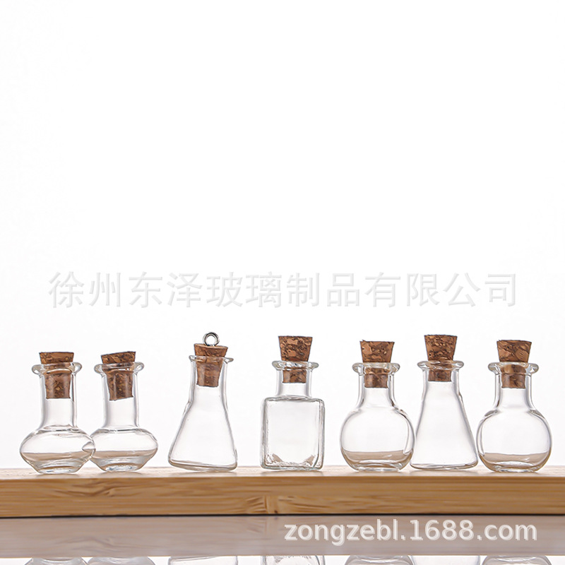 Handmade DIY creative with cork drift bottle glass crafts glass bottle manufacturers can customize drift bottle