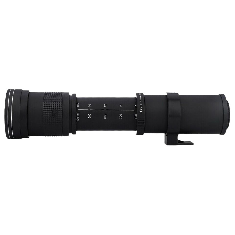 800mm Manual Focus Telephoto Lens for Mirrorless Cameras, 420mm Telephoto Lens for Full-Frame Dslr Cameras, Other North Latitude