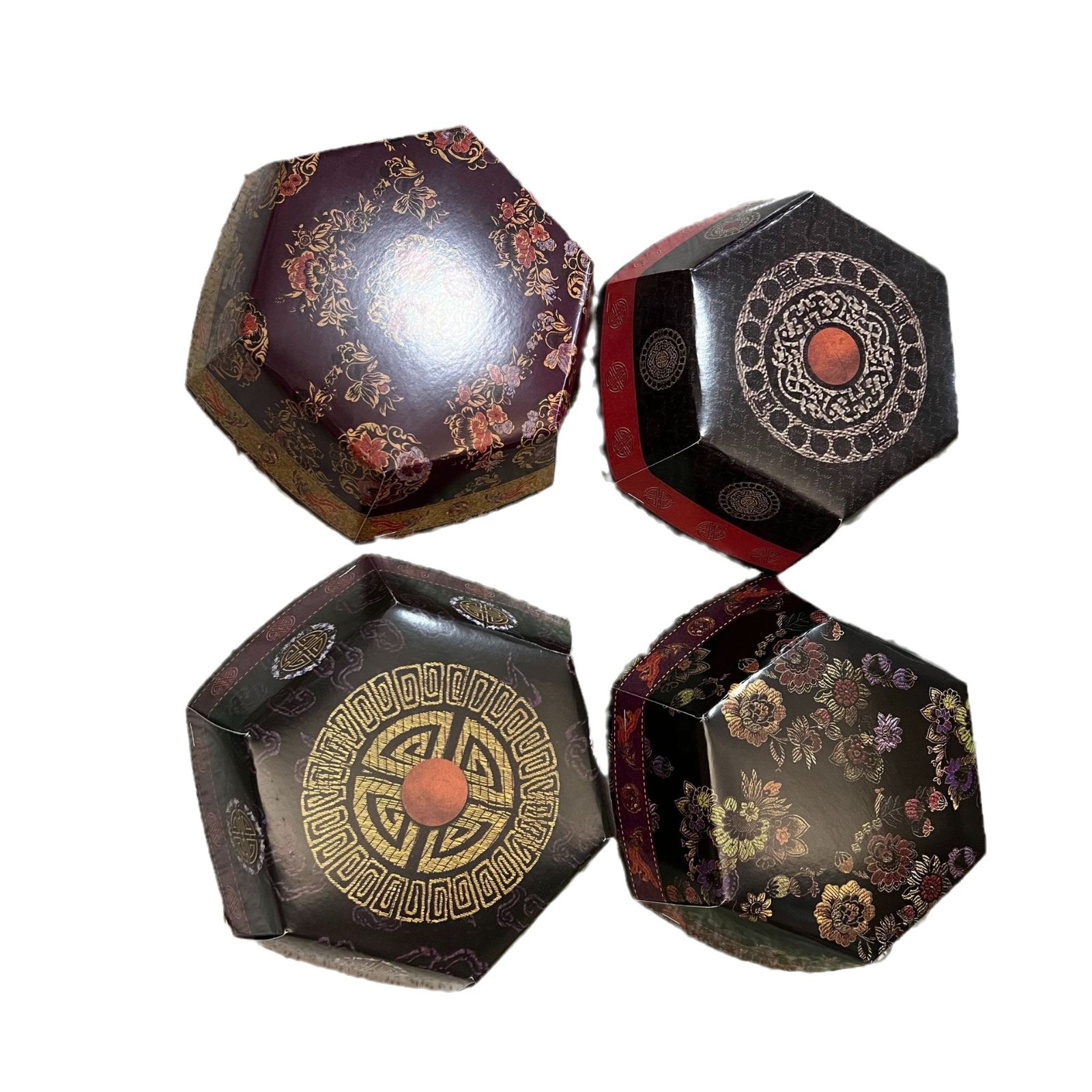 Funeral Supplies Hexagonal Hat, Landlord Hat, Paper Hat, Cotton Hat, Burning Paper for the Eleventh Cold Clothes Festival to Worship the Grave