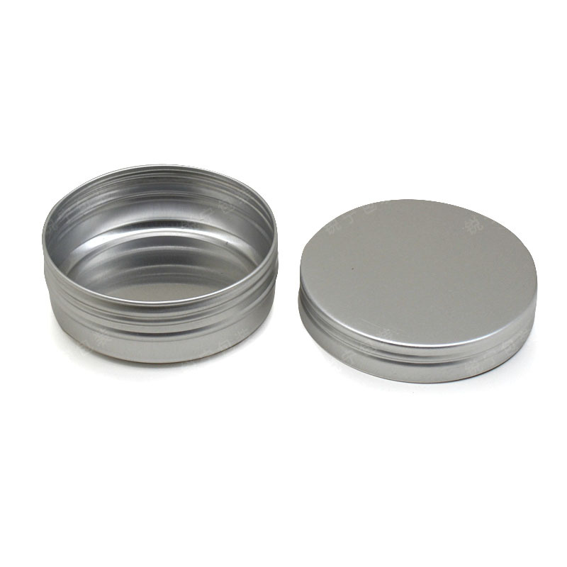 Factory Direct Sales 60g Aluminum Box Round Wholesale 68*25mm Shanghai Snow Cream Shea Butter Cosmetic Aluminum Box