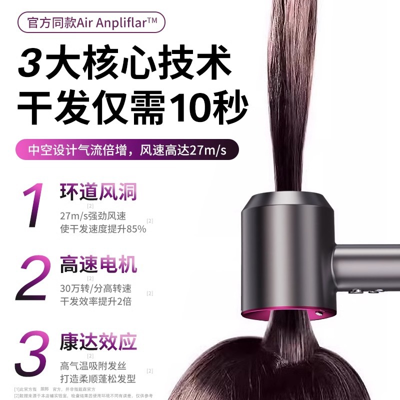 Hair Dryer Household Negative Ion Hair Care Quick-drying Huaqiang North Quiet Wear High-speed Hair Dryer Home Appliances