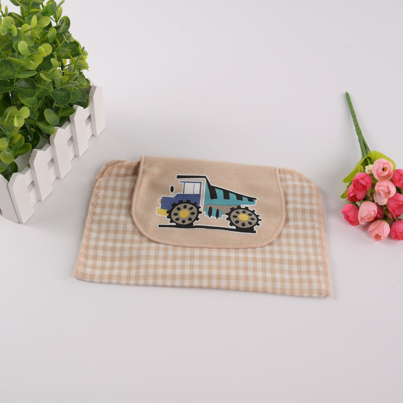 Baby's Back Sweat Wipe Sweat Wipe Summer Children's Cotton Kindergarten Girls' Baby Thin Gauze Pad Back Wipe