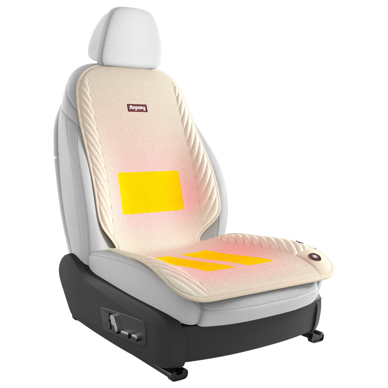 Car seat cushion winter plush heating universal seat cover car electric heating seat cushion special car cushion thickened