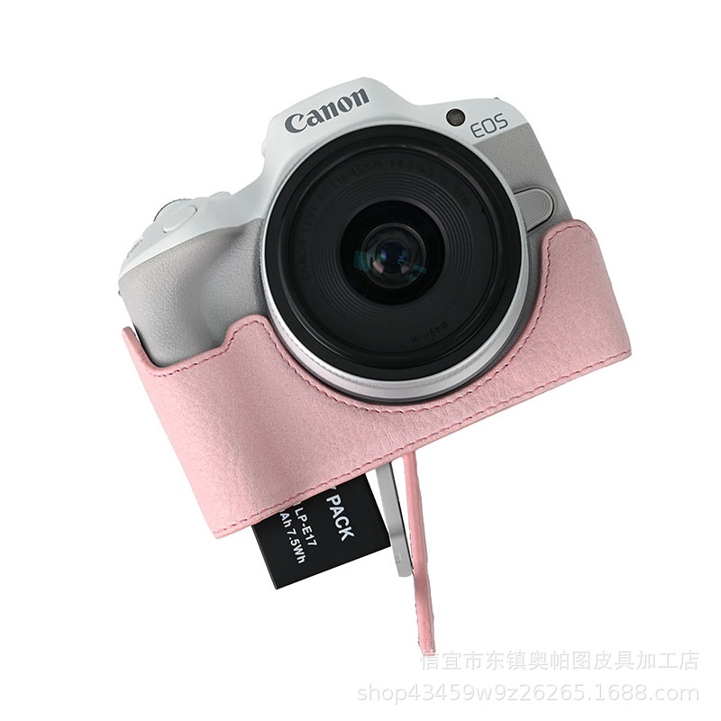 Canon R50 Litchi Pattern Pu Magnetic Base + Can Be Matchinged with V303 Shoulder Strap