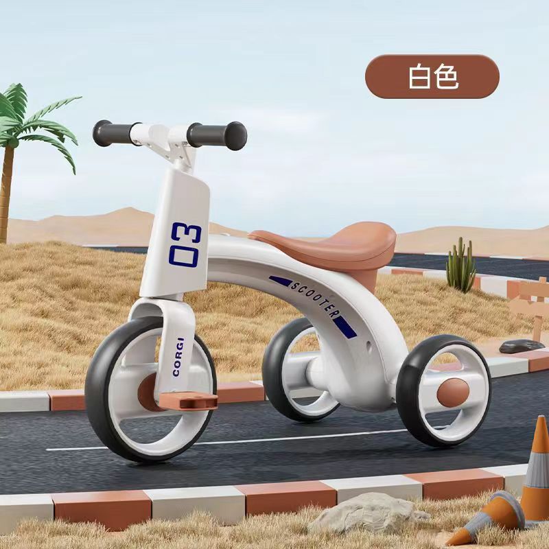 C Kidsren's Tricycle Baby Stroller Toddler Bicycle with Music Scooter Kids Stroller Pedal Car