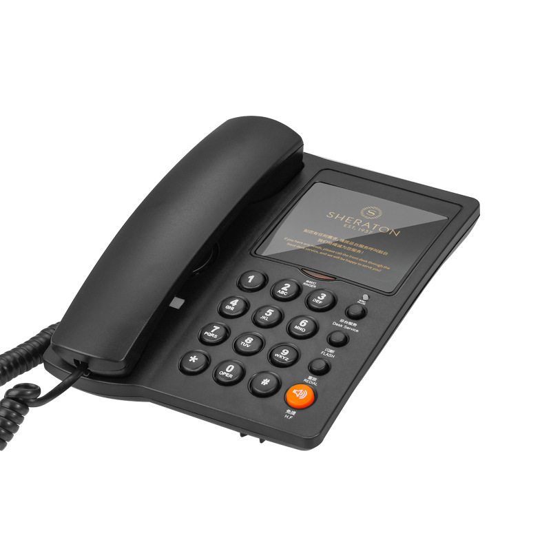 Hotel Room Special Telephone Hotel Business Club Commercial Office Communication Wall-mounted One-button Front Desk Landline