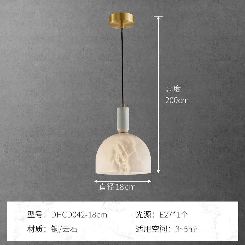Factory Direct Luxury Factory Direct Simple Post-modern Bedroom Bedside Single Head Small Chandelier Light Luxury Restaurant Bar