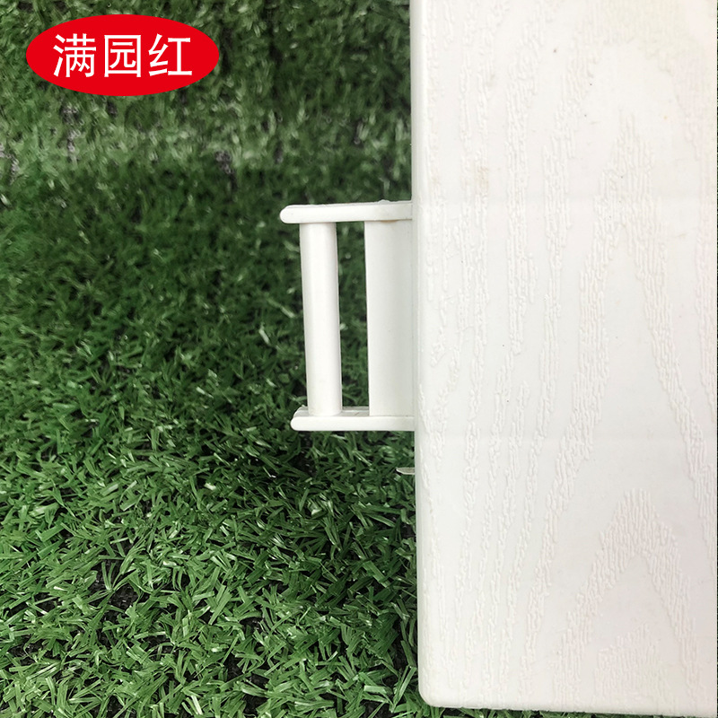 Plastic Fence Ground-Mounted Courtyard Lawn Gardening Small Fence Community Garden Decoration Greening Splicing Gardening Fence