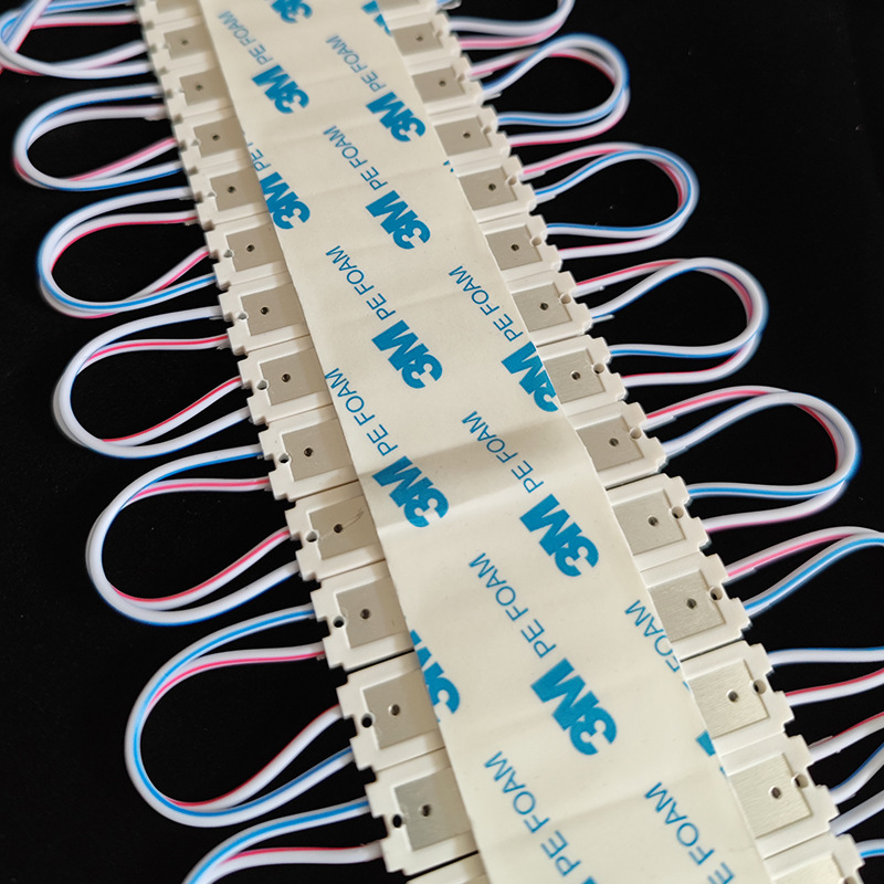 Led Light Source Advertising Module 12V Low Voltage Waterproof Advertising Light Box Luminous Characters High Brightness Photoelectric Led Injection Molding Module