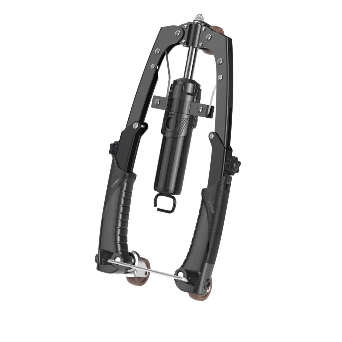 Foreign Trade Arm Strength Device Abdominal Wheel Hydraulic Adjustable Gripper Home Fitness Equipment 200kg Adjustable Arm Strength Stick