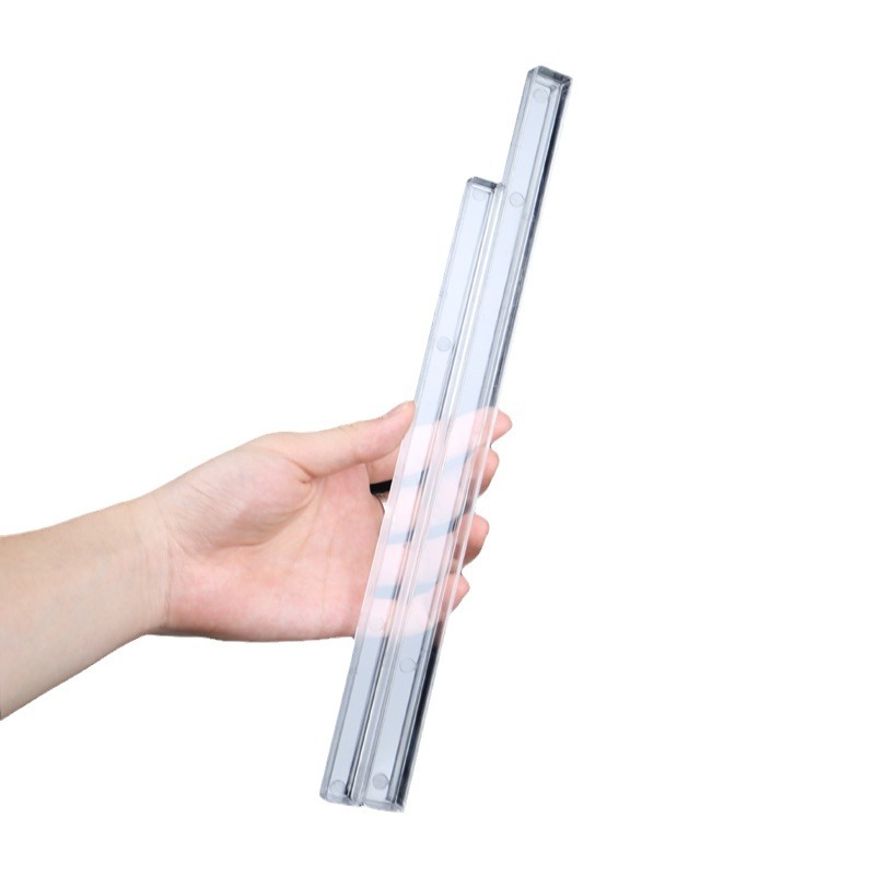 Brand ruler factory direct mini mahjong push brand acrylic transparent ruler sparrow brand travel portable row ruler