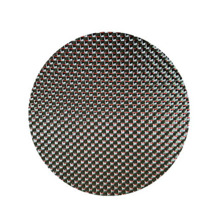 3K carbon fiber color silk mixed cloth red silk silver silk plain twill car modification surface decoration material