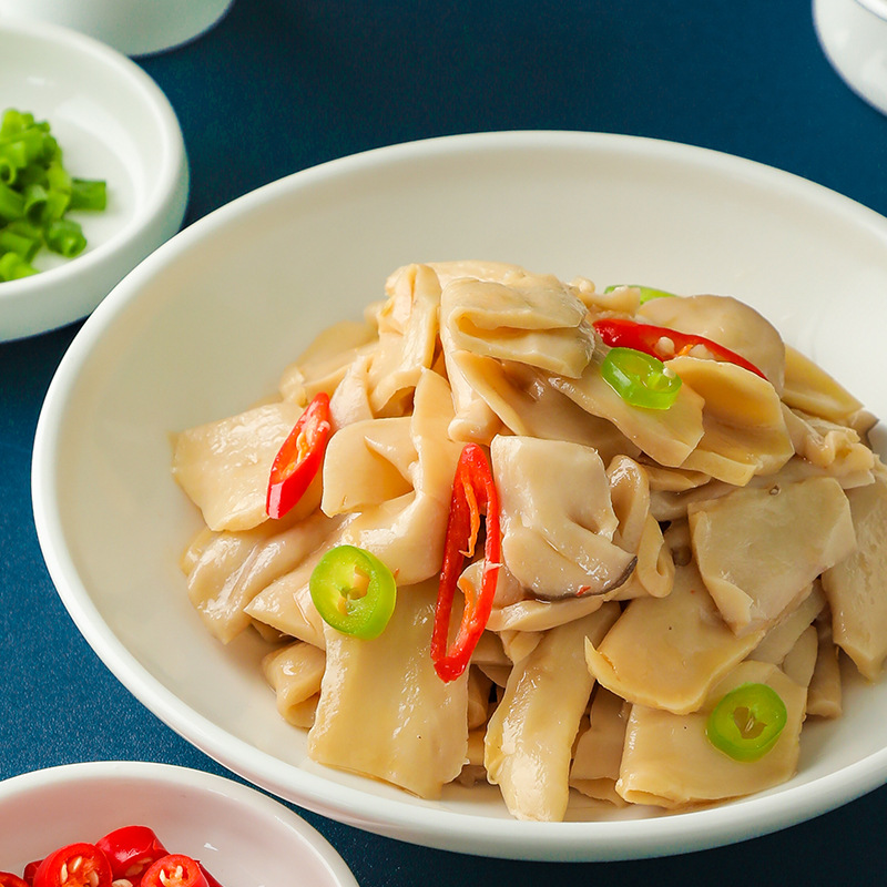 gaishi Commercial Seasoned Scallion Oil Apricot and Abalone Mushroom 150g/bag Ready-to-eat Rice Bibimbap Noodles Appetizer Cold Dishes