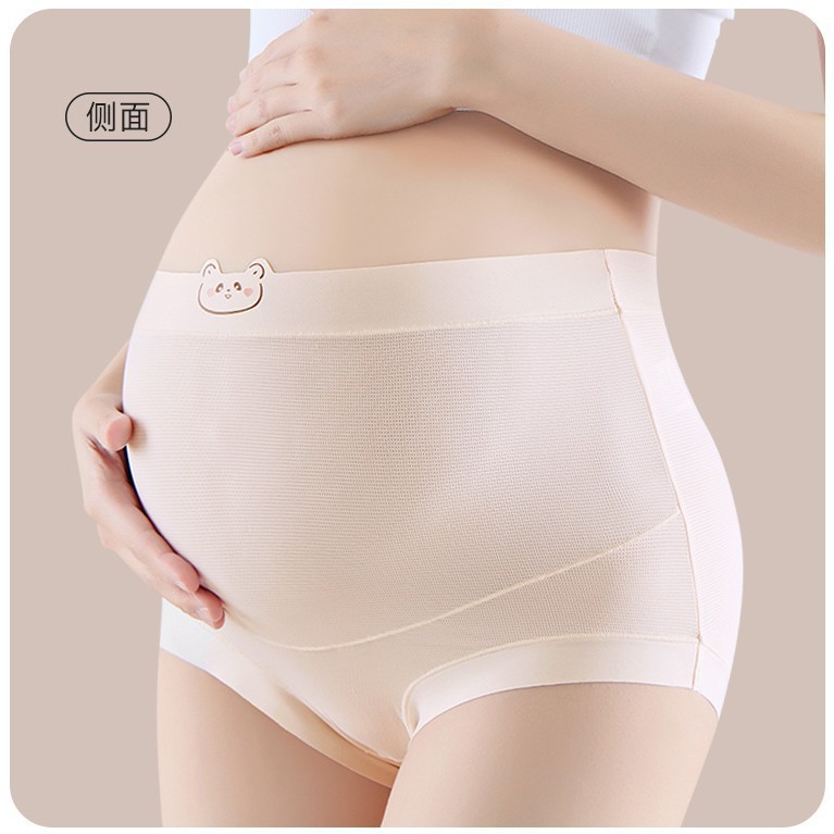 Douyin's Same Cute Cartoon Maternity Women's Underwear High Waist Comfortable Breathable Full Spring and Summer Triangle Women's Underwear