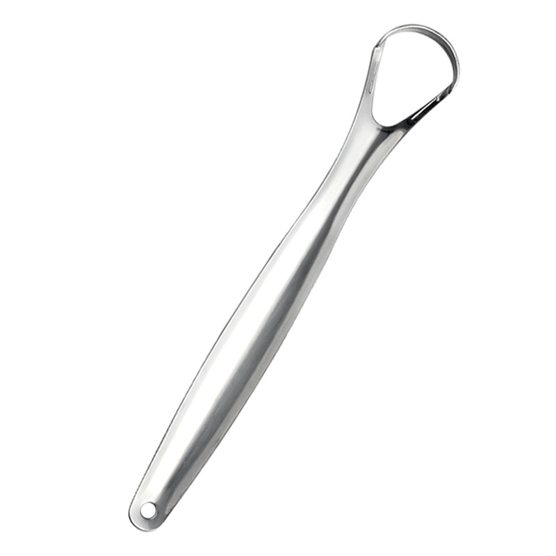 Stainless steel tongue scraper tongue coating cleaner tongue scraper tongue coating brush cleaning tongue coating deodorant oral care worker