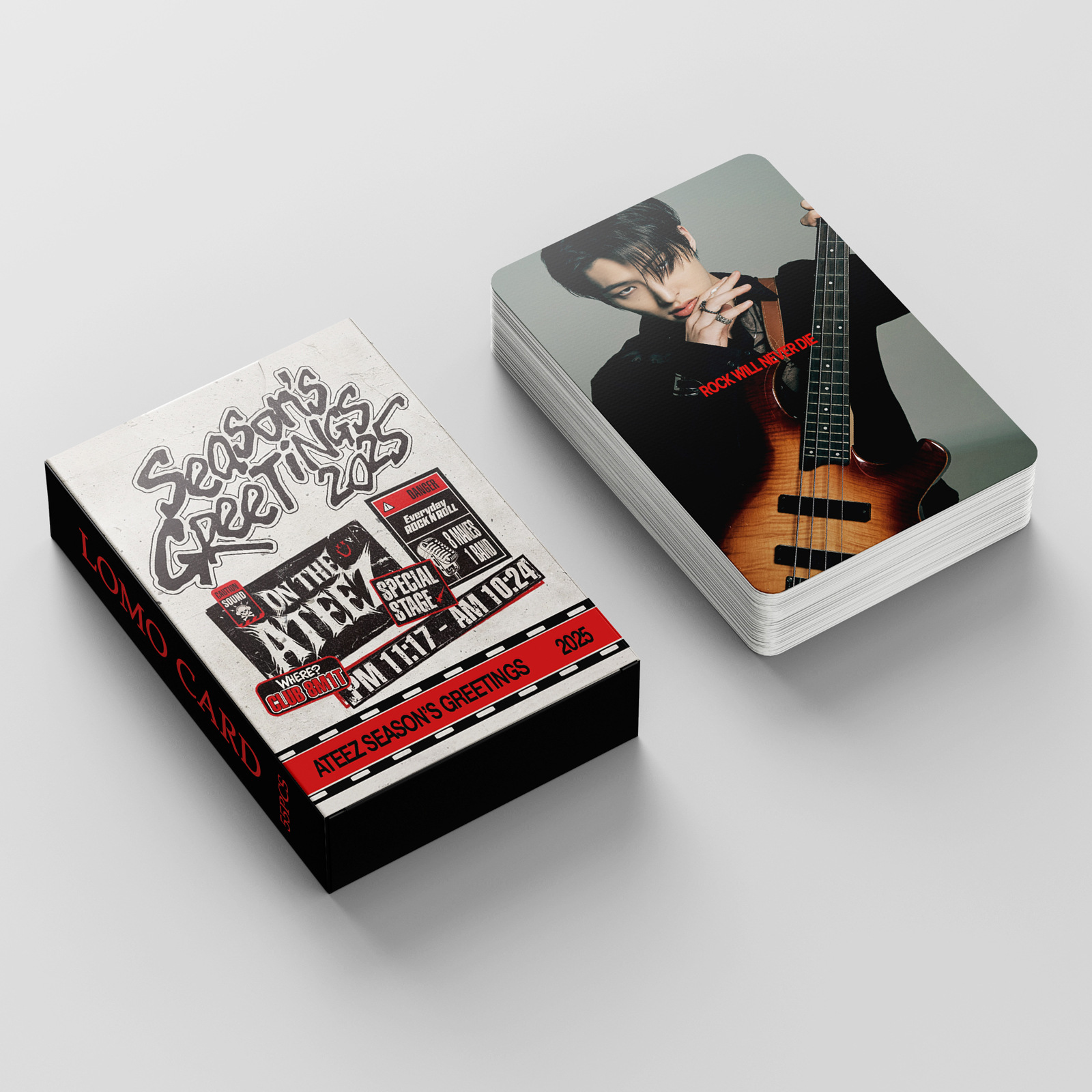 in stock 55 ATEEZ 2025 SEASON'S GREETINGS Card Jin Hong in Park Xinghua