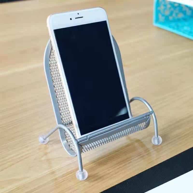Creative mobile phone rack desktop lazy stand cute mobile phone chair stand mobile phone universal manufacturers wholesale black