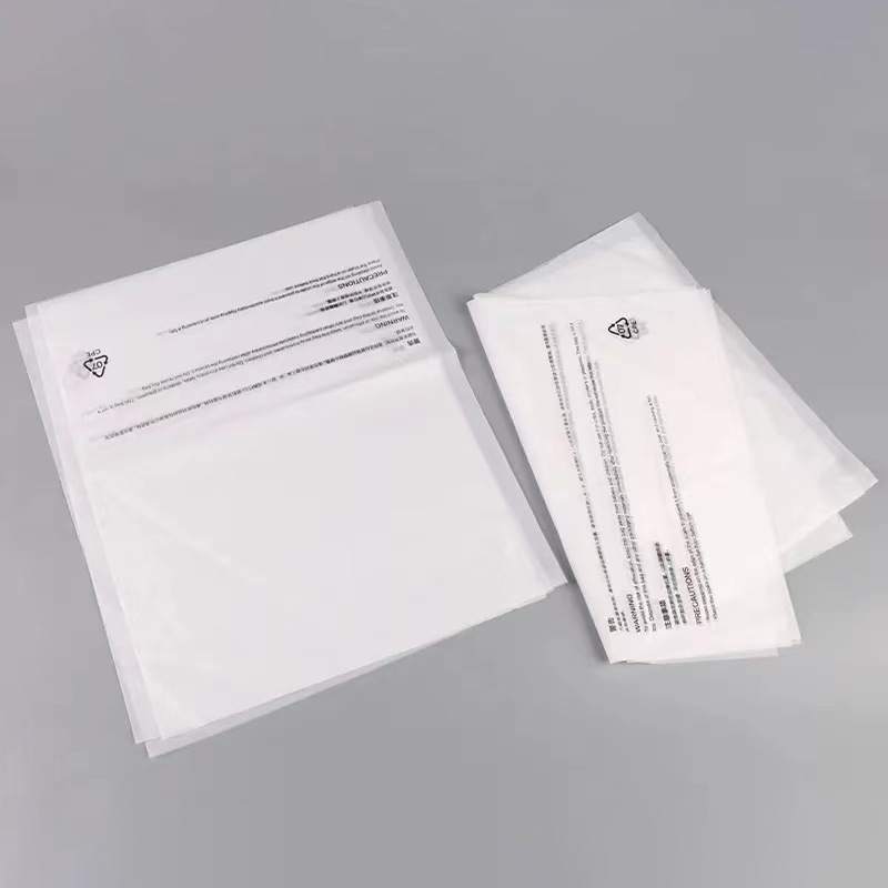 Spot CPE Frosted Flat Pocket Factory Custom Wholesale CPE Self-adhesive Bag CPE Frosted Bag Mask Self-sealing