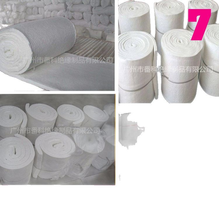 Lighting High-Temperature Resistant Heat-Insulating Ceramic Fiber Cotton Fireproof Fiber Paper Gasket Aluminum Silicate Blanket Kiln Pipe Insulation Cotton